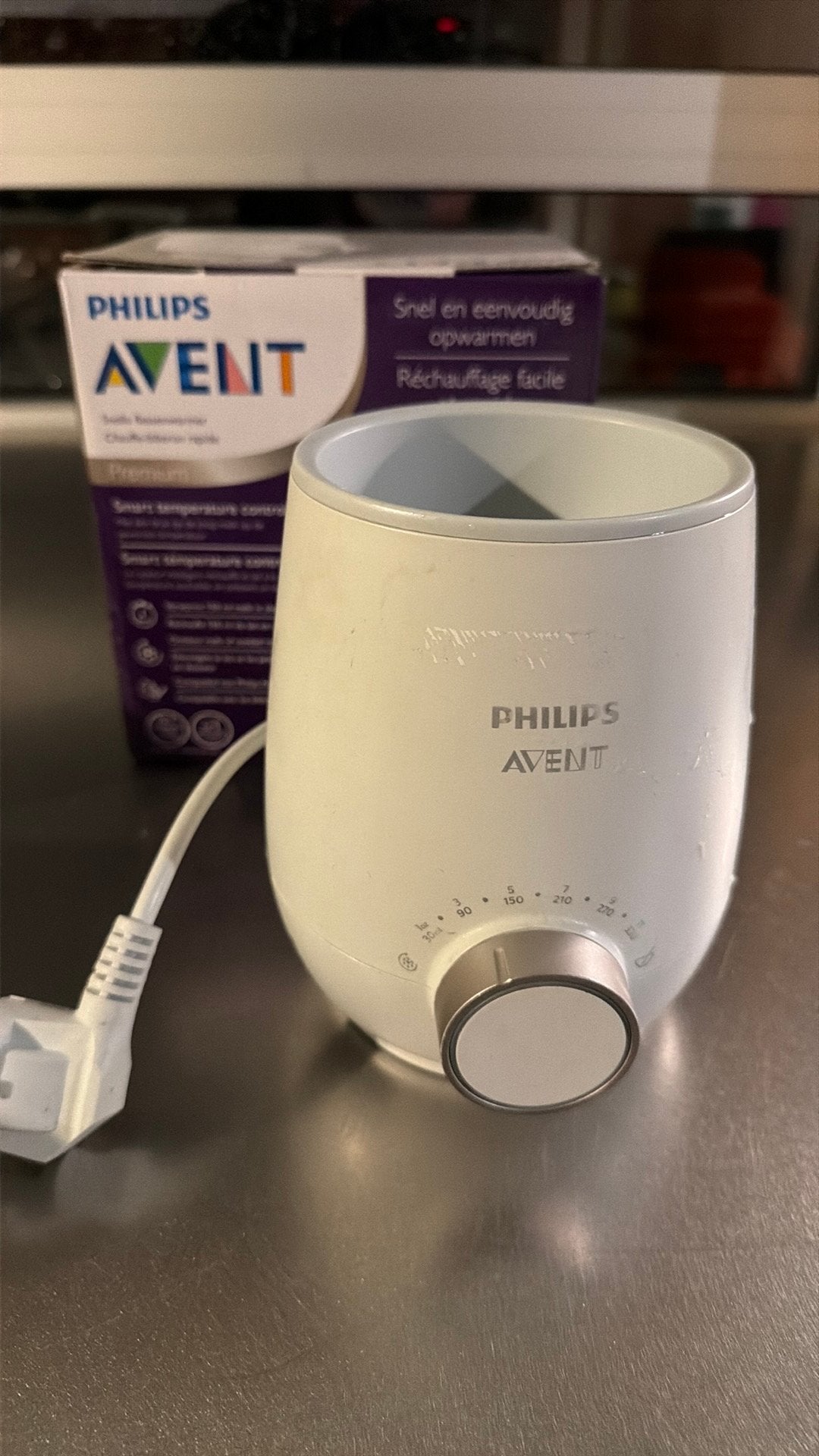 Flessenwarmer Philips Avent, Kinderen en Baby's, Ophalen of Verzenden, Zo goed als nieuw, Philips Avent