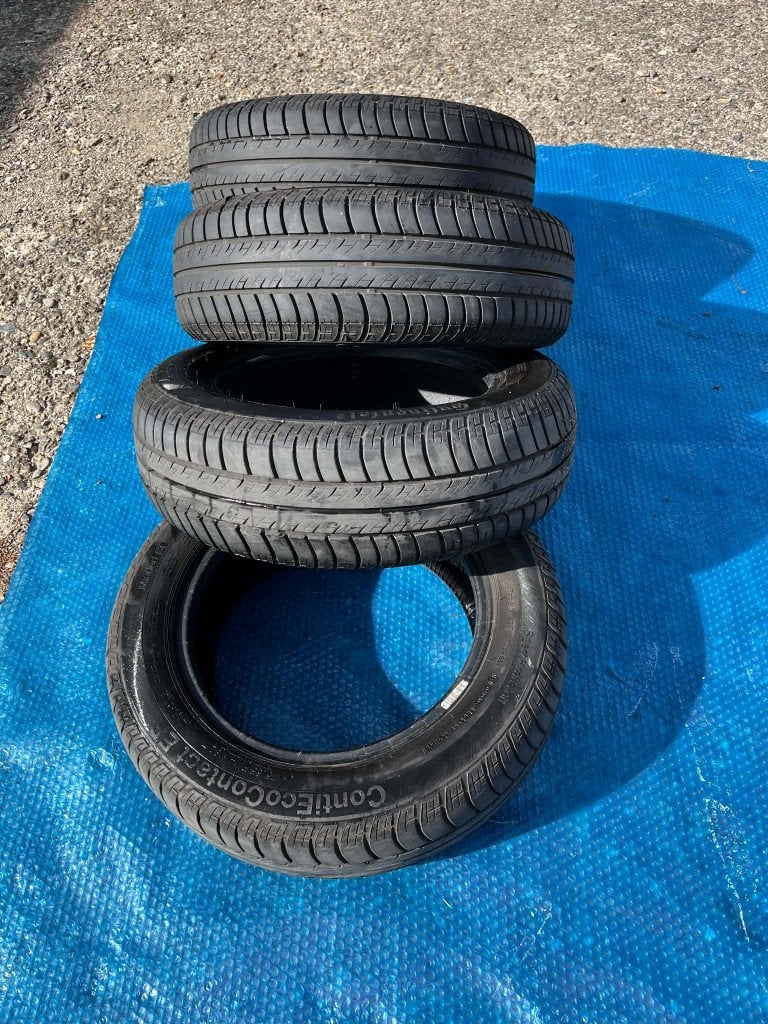 4x Continental 175/65 R14 82T Opel Corsa : weinig gedragen ., Auto-onderdelen, Ophalen, 14 inch, Gebruikt, 175 mm