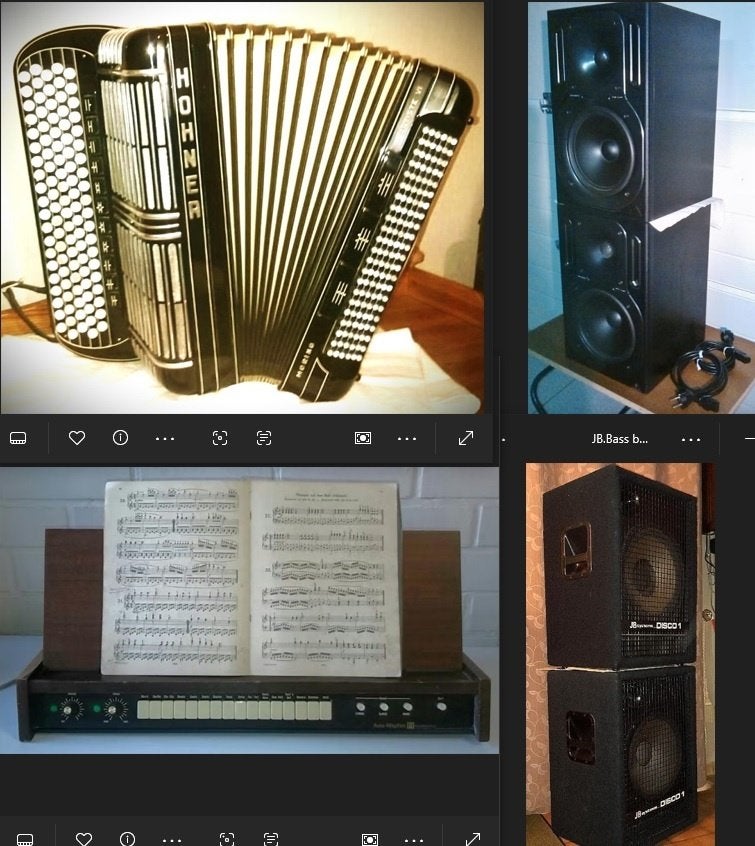 Accordeon - Electronische Drum - Geluidboxen  Lees alle info, Enlèvement, Comme neuf