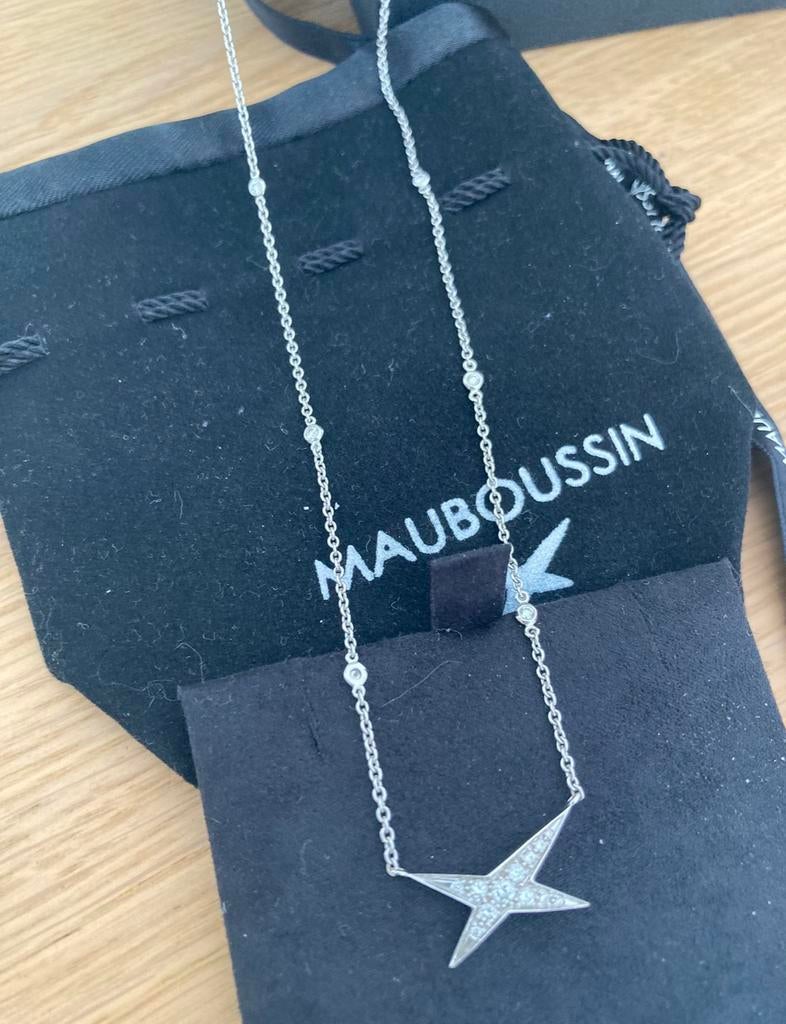 Mauboussin-Collier “Mes nuances à toi”, Bijoux, Sacs & Beauté, Enlèvement ou Envoi, Blanc, Or
