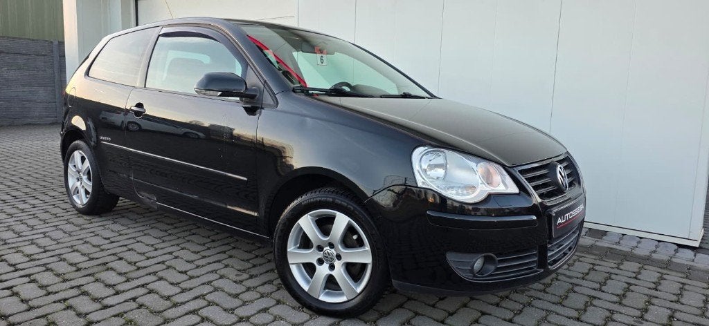 Volkswagen Polo 1.2Benzine United (Handel/Export), Auto's, Voorwielaandrijving, Stof, Zwart, Bedrijf