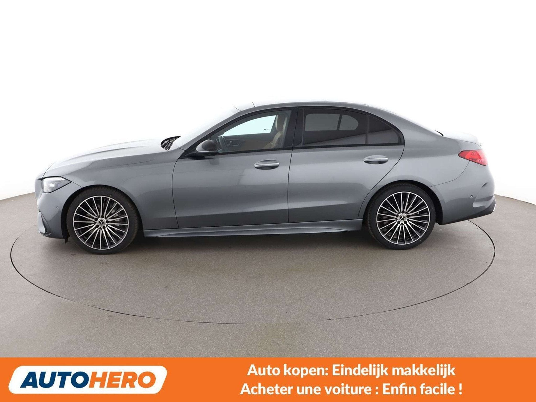 Mercedes-Benz C-Klasse 300 C 300 d Mild-Hybrid AMG Line, Autos, Cuir, Argent ou Gris, Achat, 140 g/km