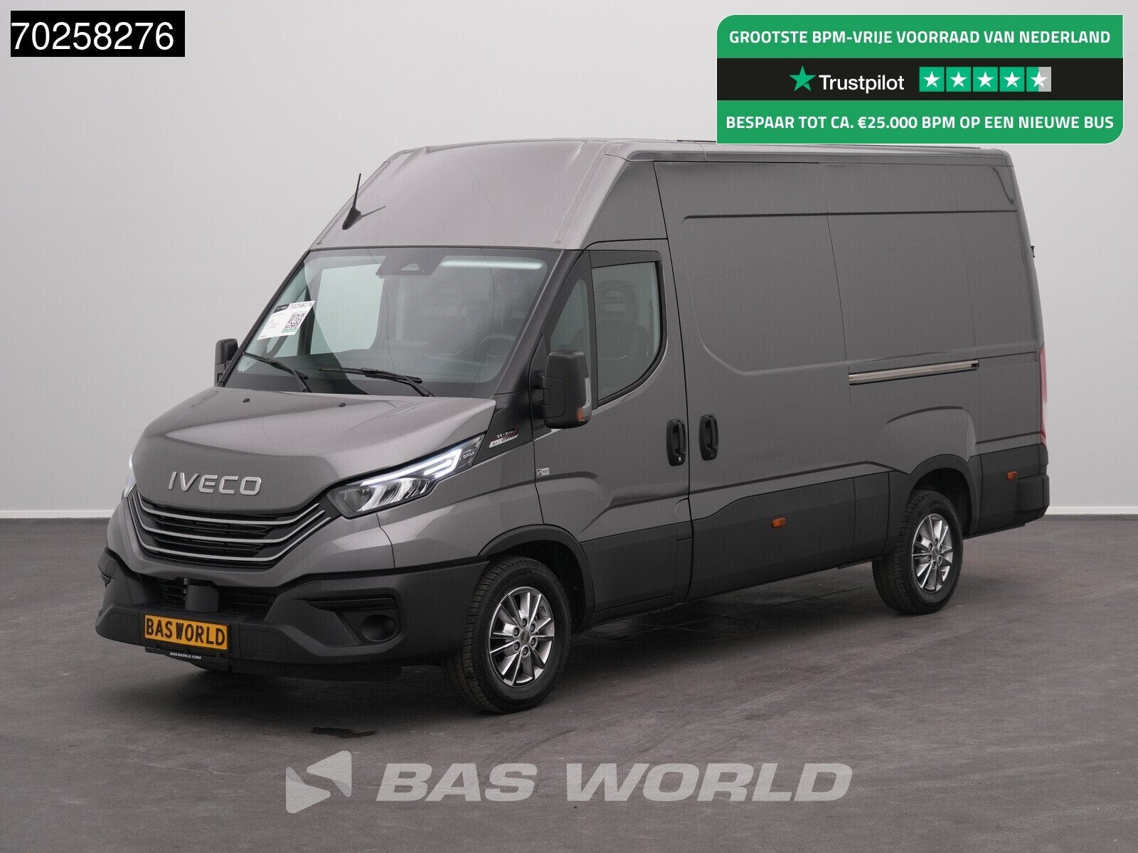 Iveco Daily 35S21 BPM VRIJ! 3.0L Automaat 2x Schuifdeur 210P, Neuf, Argent ou Gris, Achat, Euro 6