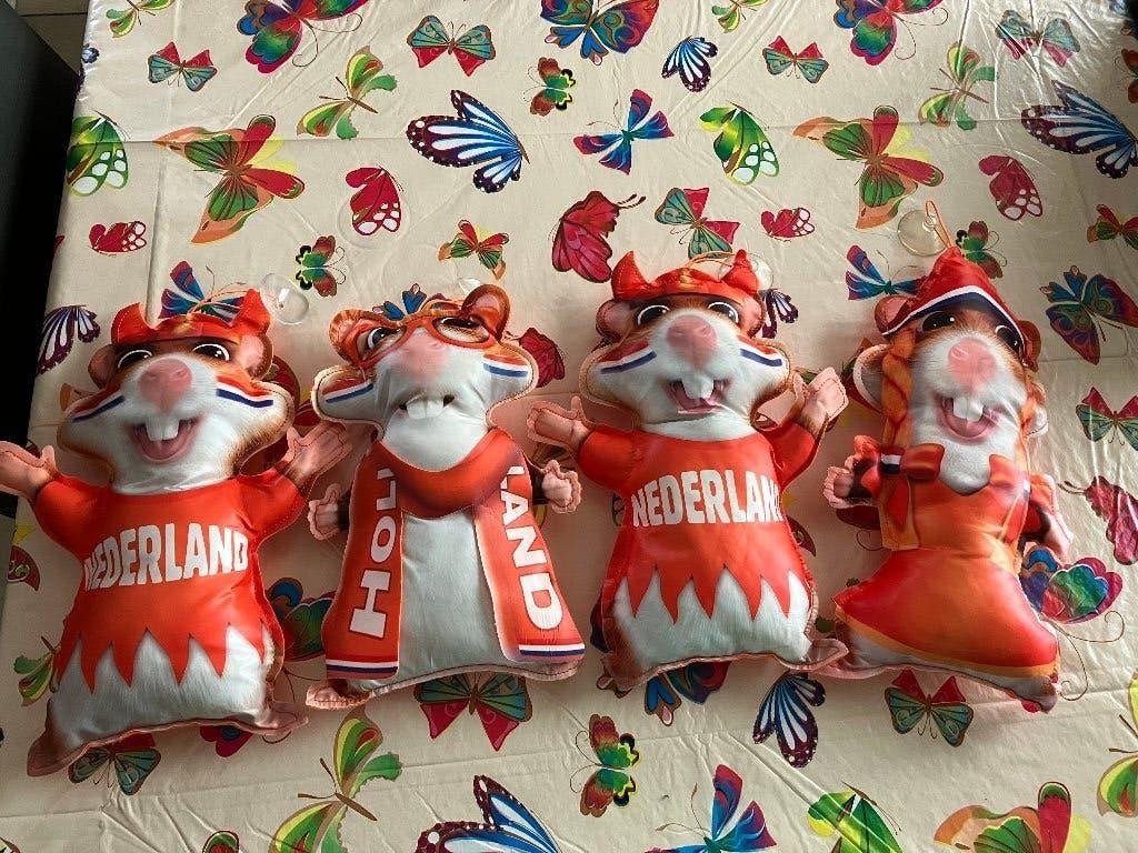 Set 4 EK raamhanger hamsters Albert heijn ( AH ) nederland, Kinderen en Baby's, Ophalen of Verzenden, Hamster, Albert Heijn