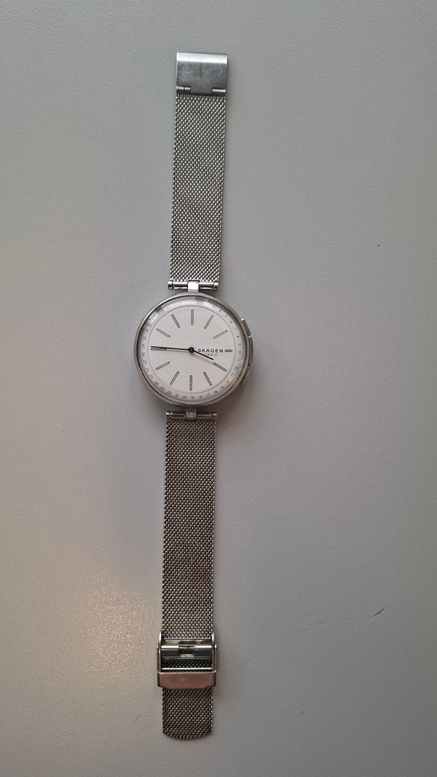 Skagen Hybrid Smartwatch horloge SKT1400 in zeer goede staat, Ophalen of Verzenden