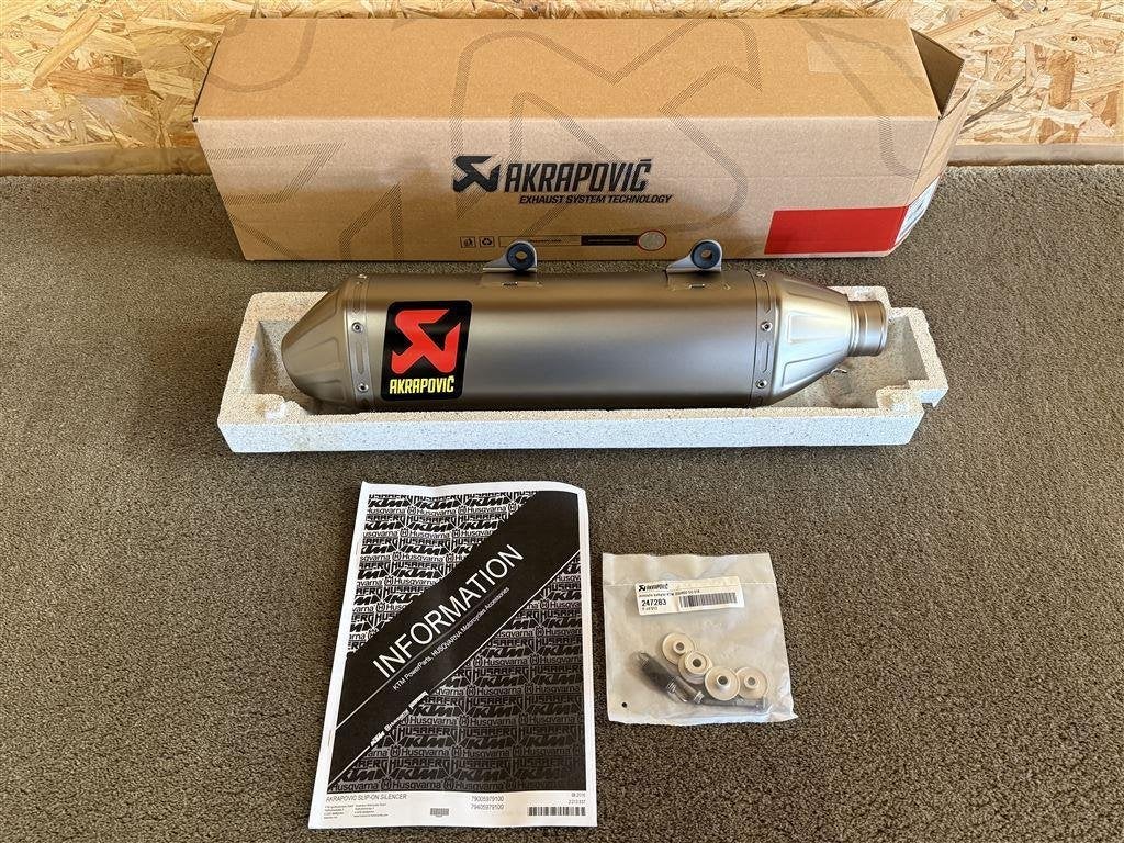 Akrapovic uitlaat demper KTM 250 350 SX-F XC-F EXC-F FC FE, Verzenden, Nieuw