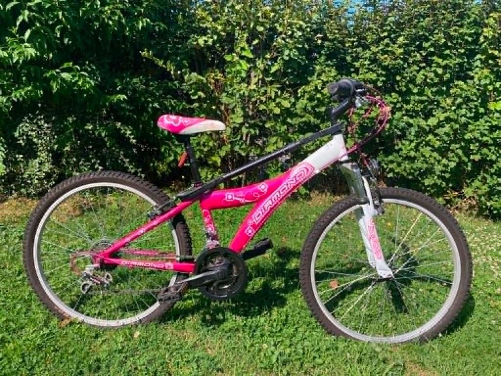 Vélo enfant 24' (VTC), Vélos & Vélomoteurs, Frein sur jante, Diamond, Enlèvement, Utilisé