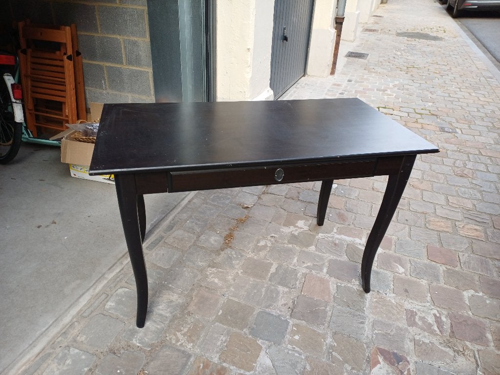Table bureau ou table à manger pour 4, Autres marques, Autres types, Comme neuf, Naturel