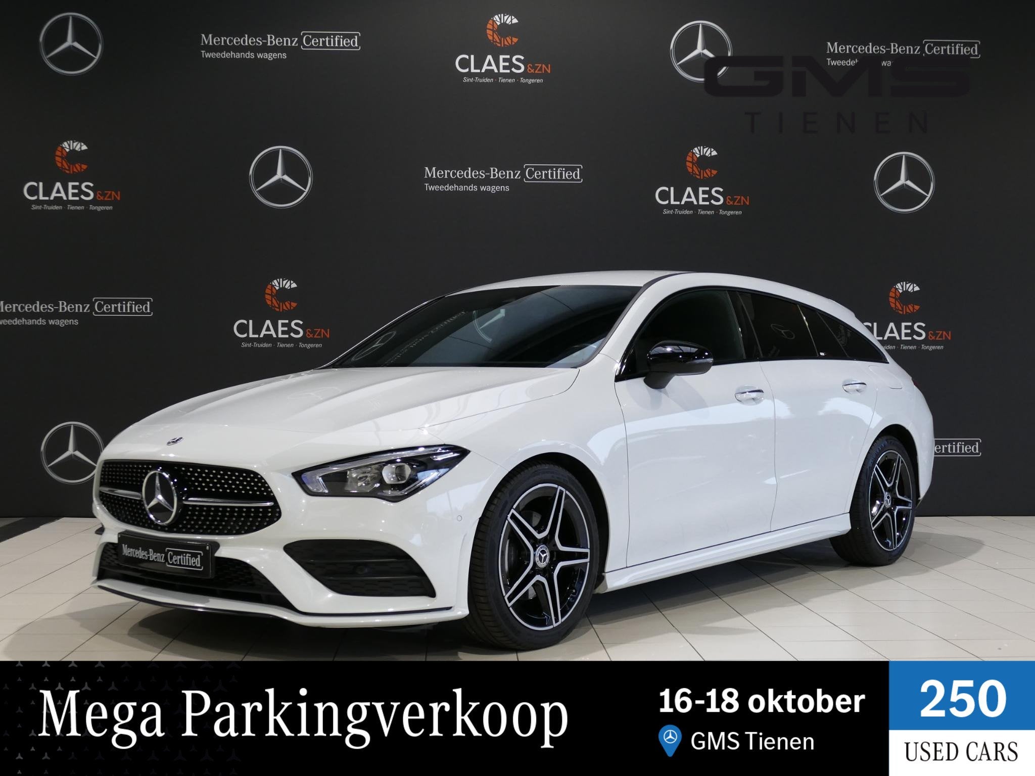 Mercedes-Benz CLA-klasse 180d Shooting Brake AMG Line DOS 39, Auto's, CLA, Stof, Zwart, 4 cilinders