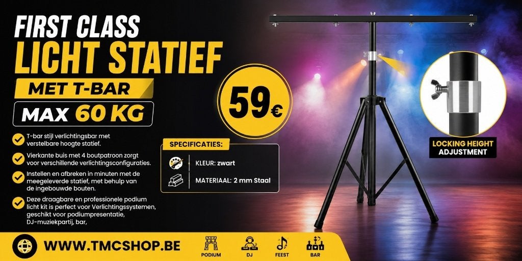 Nouveau support d'éclairage de première classe avec barre, Enlèvement ou Envoi, Neuf, Lumières, Commande sonore