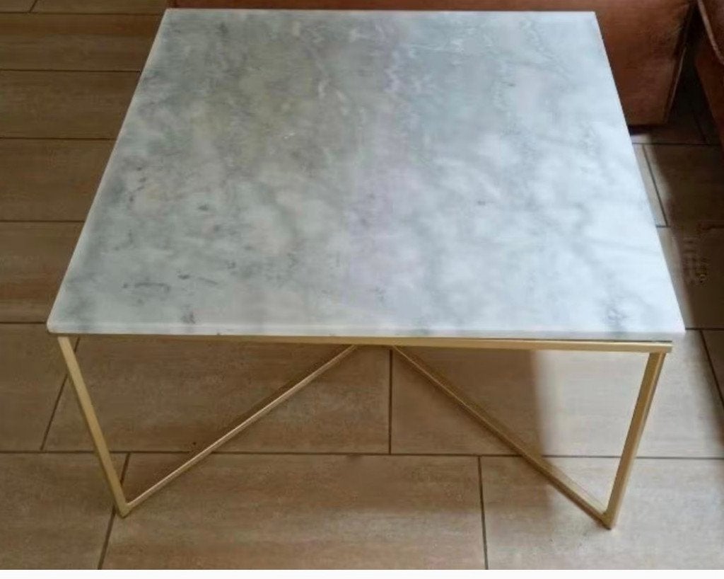 Marmeren plaat / Tafelblad in perfecte staat 80x80x2cm, Doe-het-zelf en Bouw, Platen en Panelen, Ophalen, Zo goed als nieuw, Overige materialen