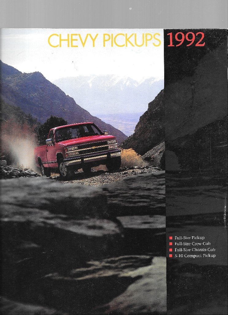 CHEVROLET PICK-UPS,  1992, Ophalen of Verzenden, Zo goed als nieuw, Chevrolet