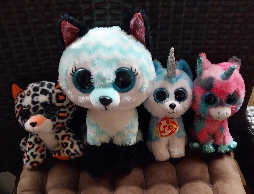 Ty Beanie Pluchen Knuffels - 4stuks, Kinderen en Baby's, Ophalen of Verzenden, Ty