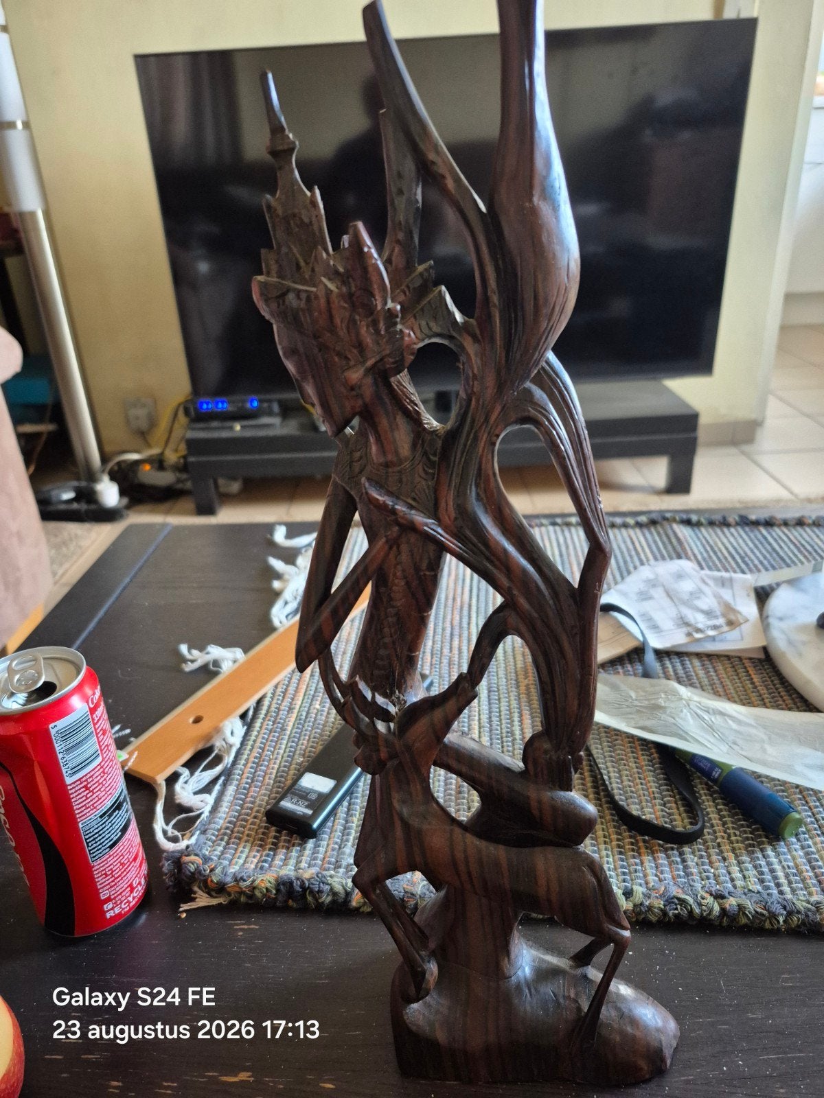 art sur bois, Antiquités & Art, Enlèvement ou Envoi, Bois, Statue