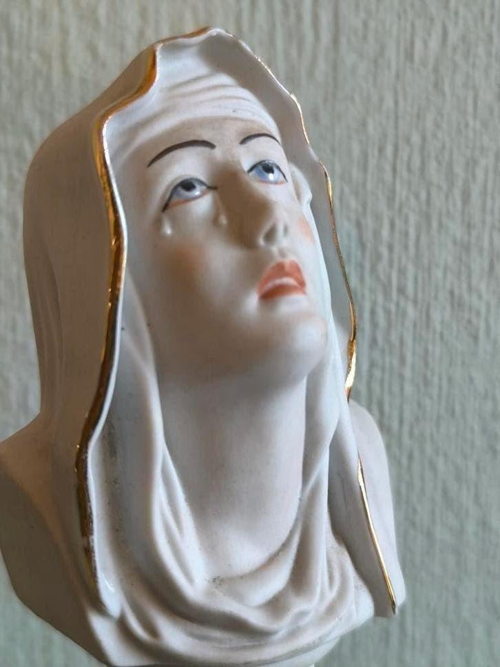 Onze Lieve Vrouw der Smarten, biscuit, Antiek en Kunst, Antiek | Religieuze voorwerpen, Ophalen of Verzenden