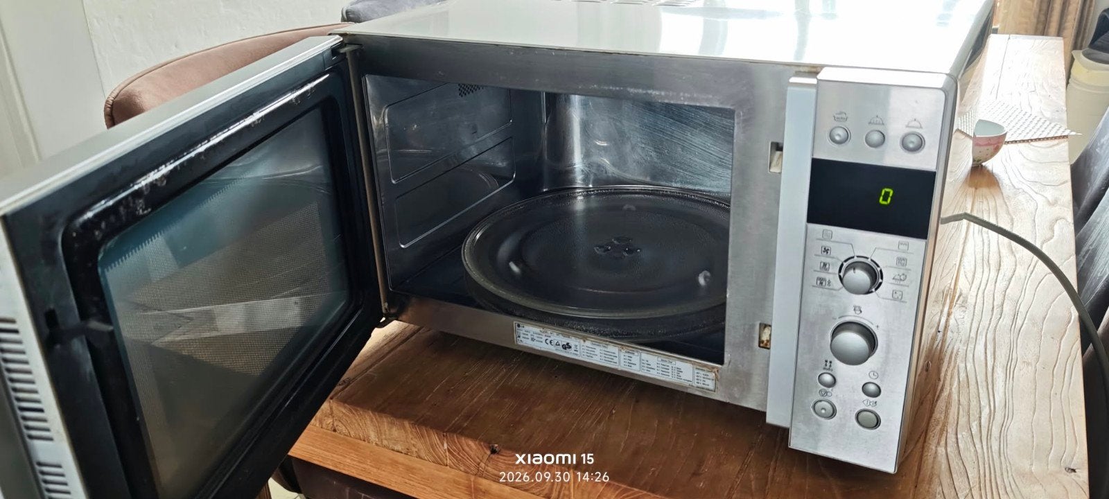 LG Wavedom microgolfoven / combi-magnetron (RVS), Ophalen, Gebruikt, Microgolfoven, Draaiplateau