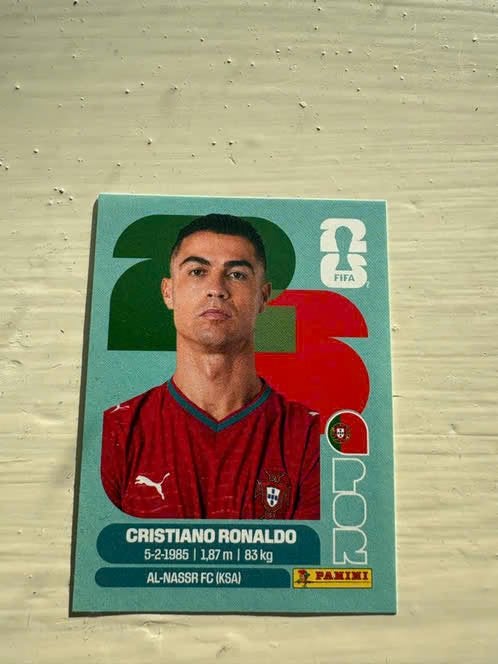 Panini Cristiano Ronaldo, Hobby & Loisirs créatifs, Autocollants & Images, Enlèvement, Comme neuf