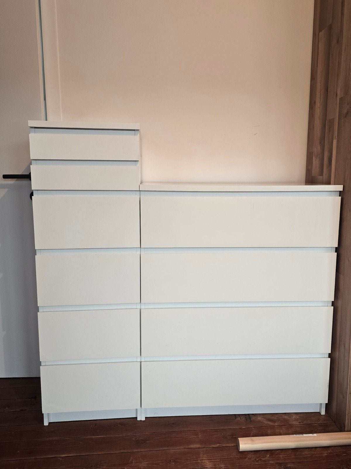 ikea malm set, Maison & Meubles, 5 tiroirs ou plus, Enlèvement, Utilisé, 100 à 150 cm