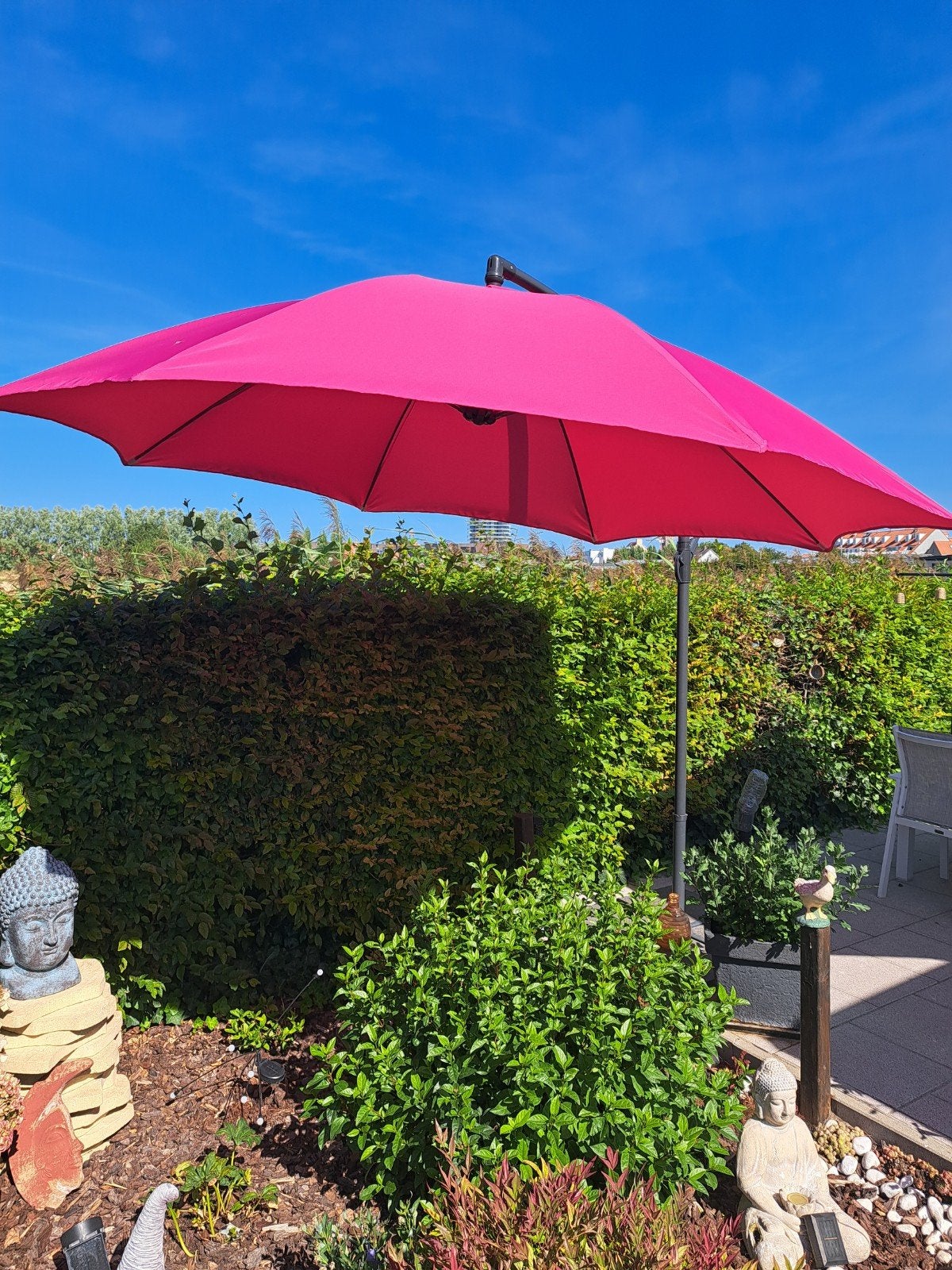 Zweefparasol 3m, Tuin en Terras, Parasols, Ophalen, Nieuw, 2 tot 3 meter, Zweefparasol