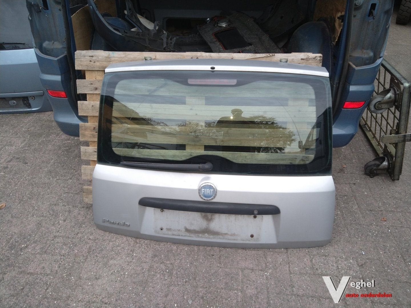 fiat panda 2006 zilvergrijs achterklep, Ophalen, Gebruikt, -, Achter