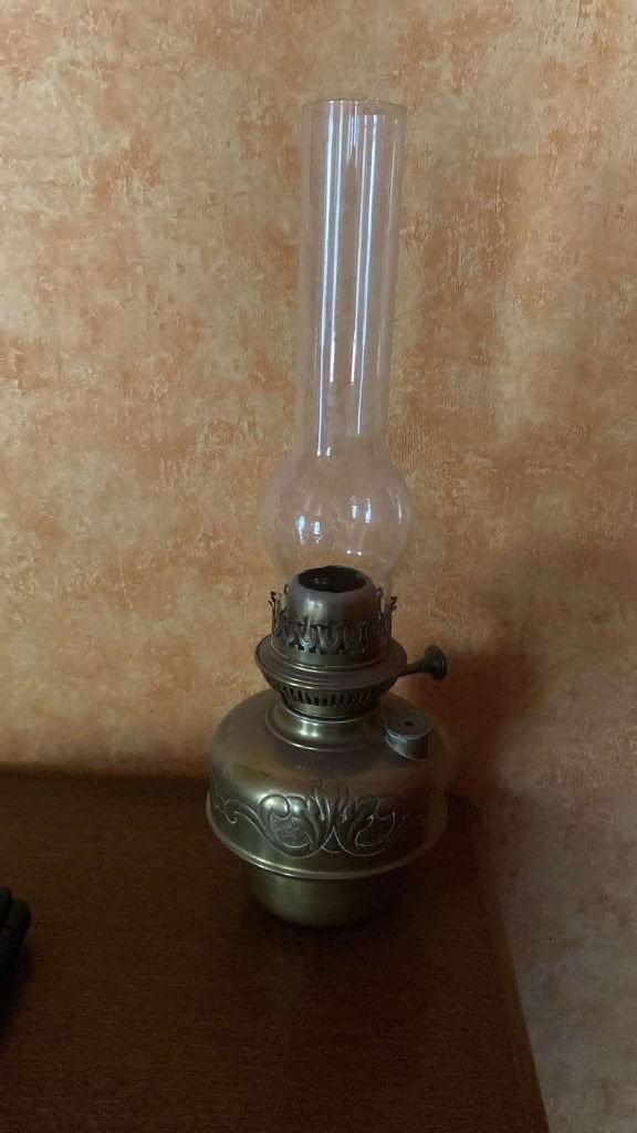 petroleumlamp, Ophalen