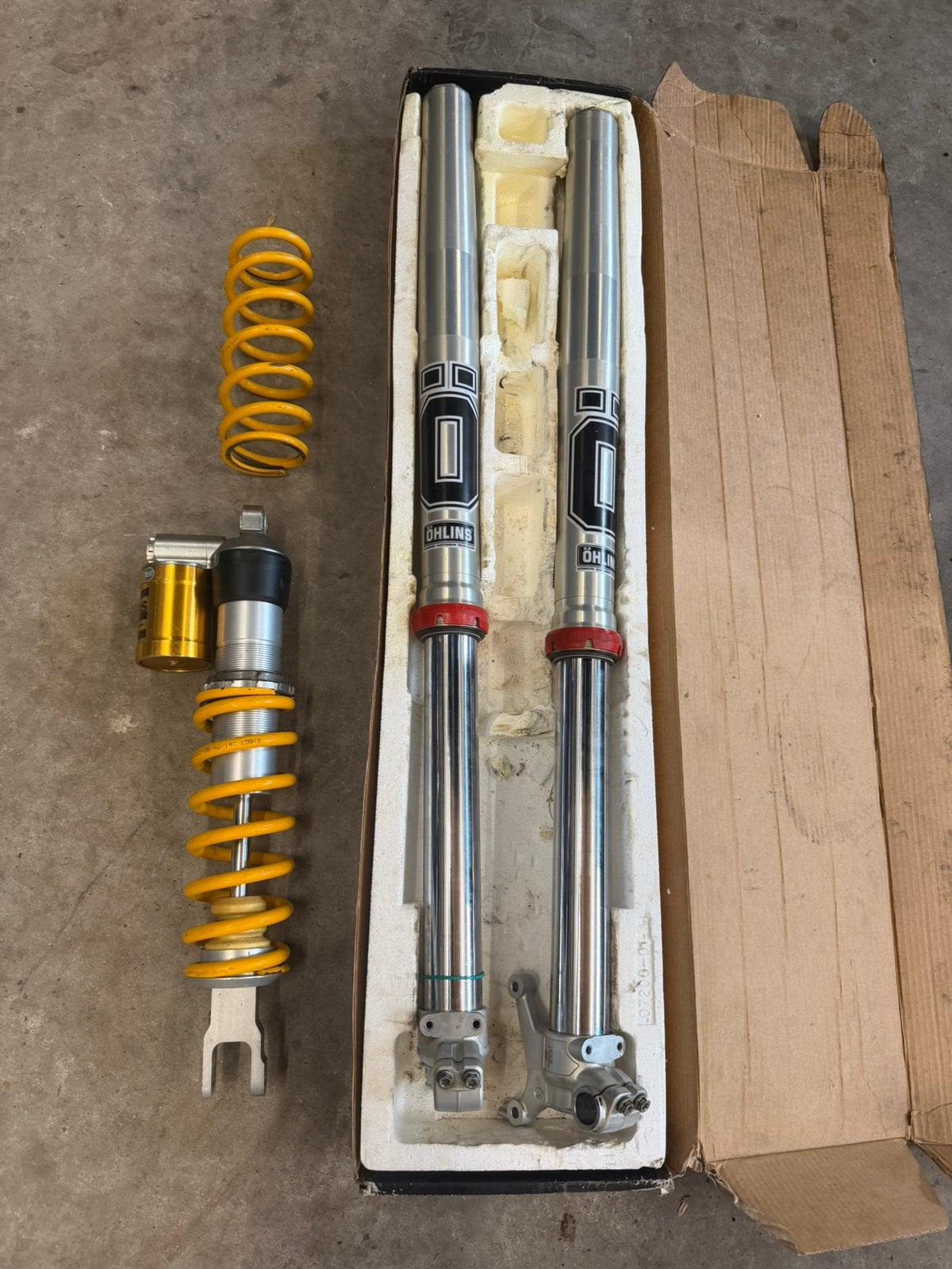 Vering set ktm sx sxf ohlins, Motos, Enlèvement ou Envoi