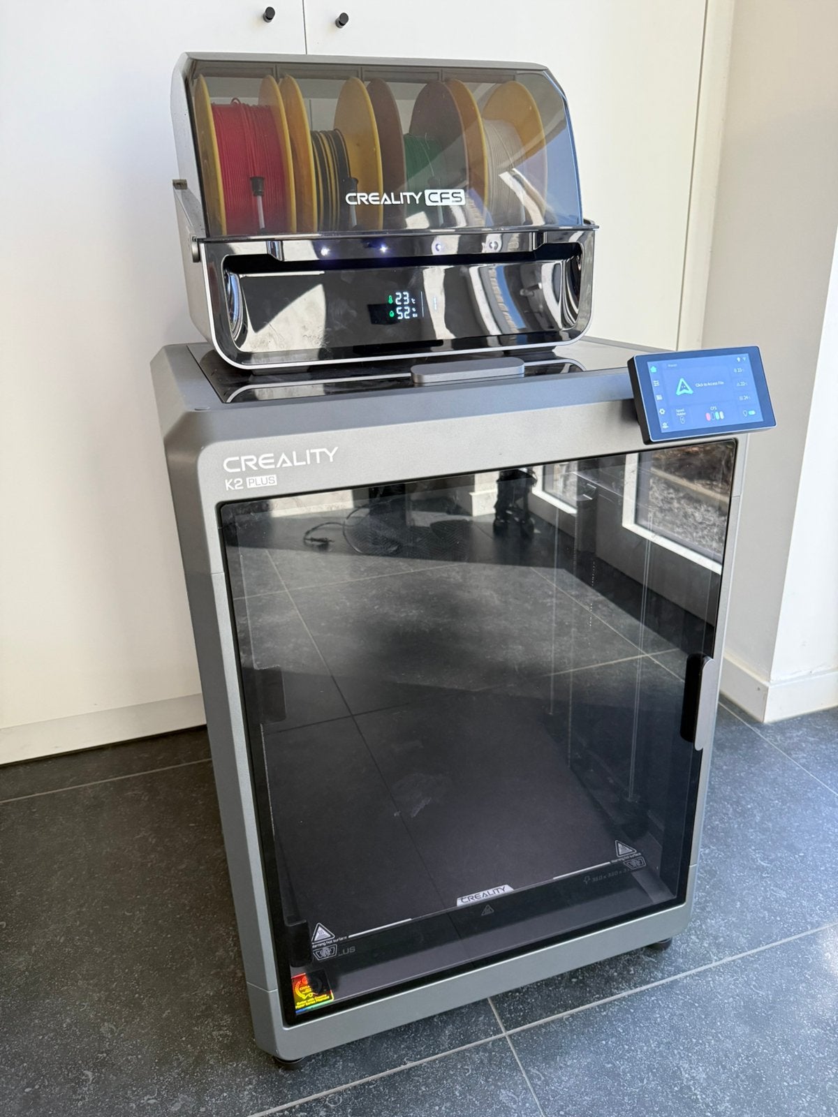 Creality K2 Plus Combo, Computers en Software, 3D Printers, Gebruikt, Filament, Ingebouwde Wi-Fi, Ophalen