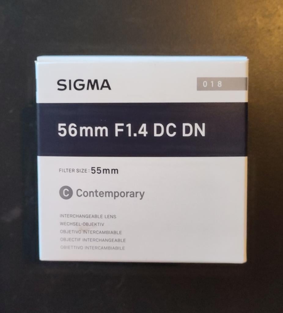 Autofocus Sigma 56 mm f/1,4 (objectif Micro Four Thirds), Enlèvement ou Envoi, Utilisé, Lentille standard