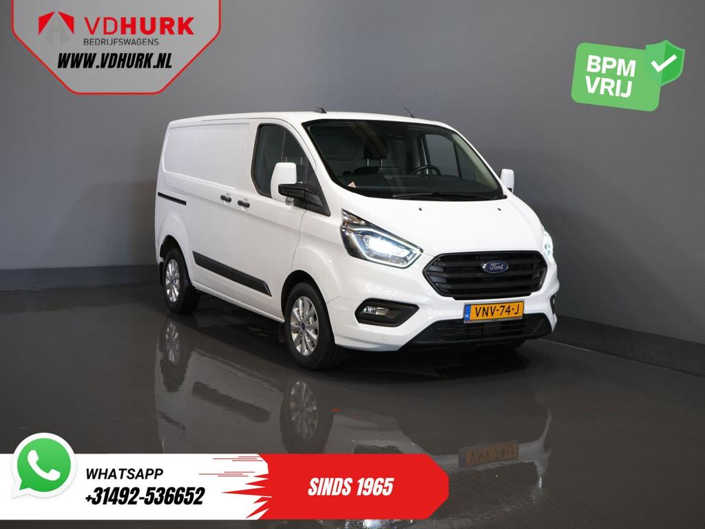 Ford Transit Custom 340 1.0 130 pk PHEV Trend Bi-Xenon/ Carp, Automaat, Wit, Bedrijf, Hybride Elektrisch/Benzine