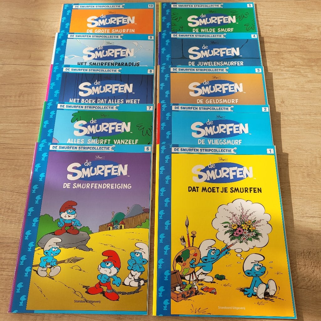 De Smurfen stripcollectie Compleet, Ophalen, Peyo, Complete serie of reeks, Zo goed als nieuw