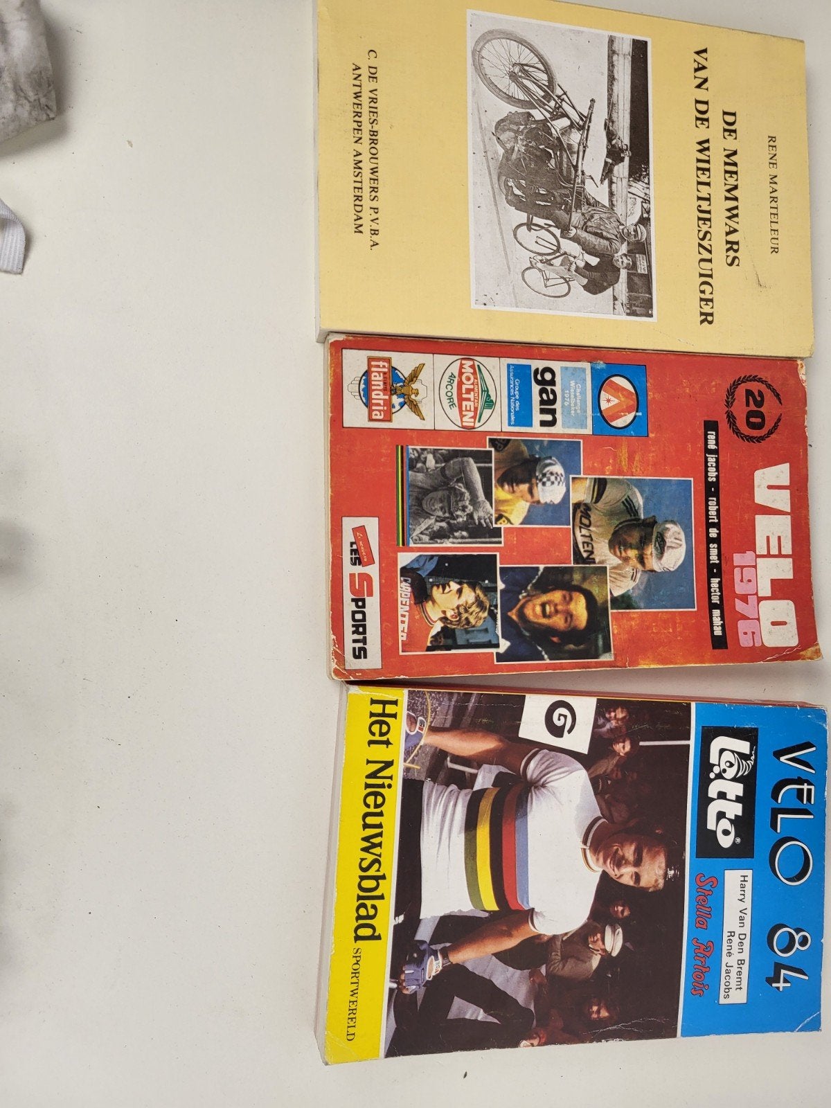 boeken wielrennen velo 84 76, Boeken, Ophalen, Gelezen, Lopen en Fietsen