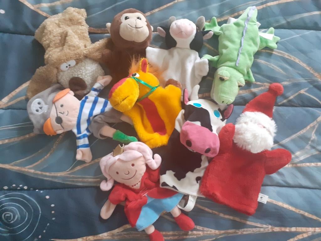 Handpoppen poppenkastpoppen ( 3 ), Verzamelen, Ophalen of Verzenden