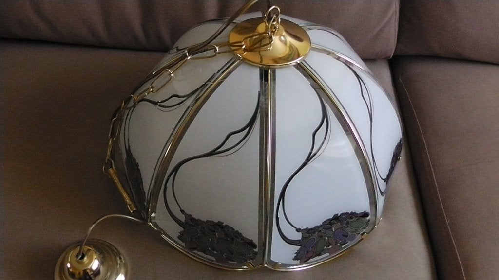 Mooie hanglamp, Ophalen, Gebruikt, Glas