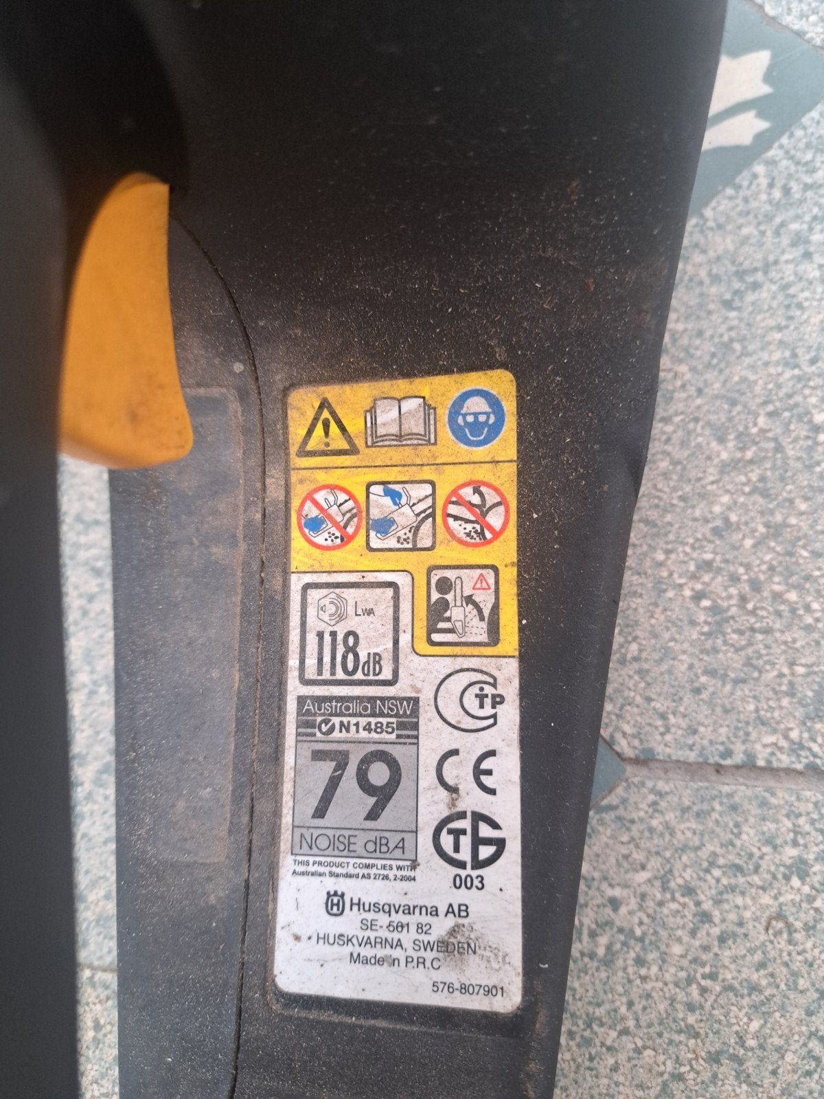 Tronçonneuse McCulloch CS 340, Utilisé