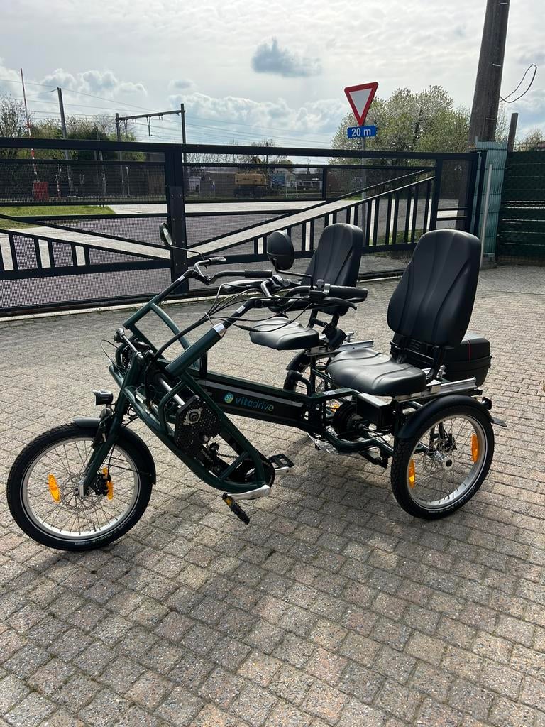 Vitadrive elektrische duofiets, Enlèvement, Comme neuf, Frein à disque