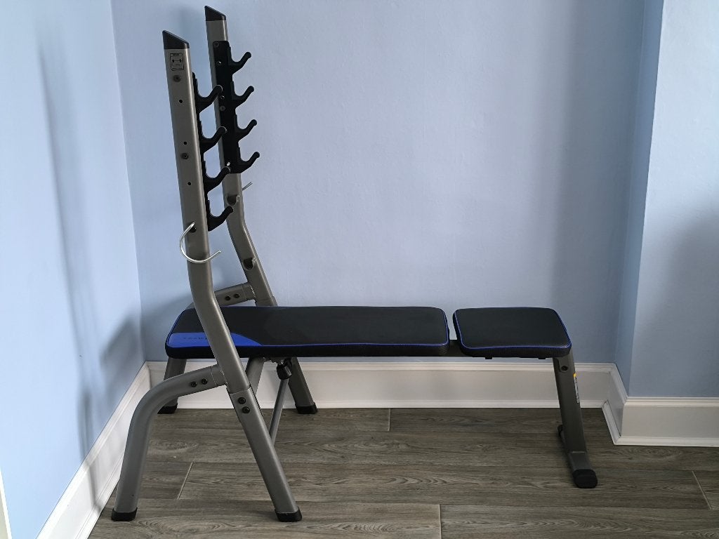 Domyos Bench 100 fitnessbank. In goede staat, Ophalen, Gebruikt, Benen, Fitnessbank