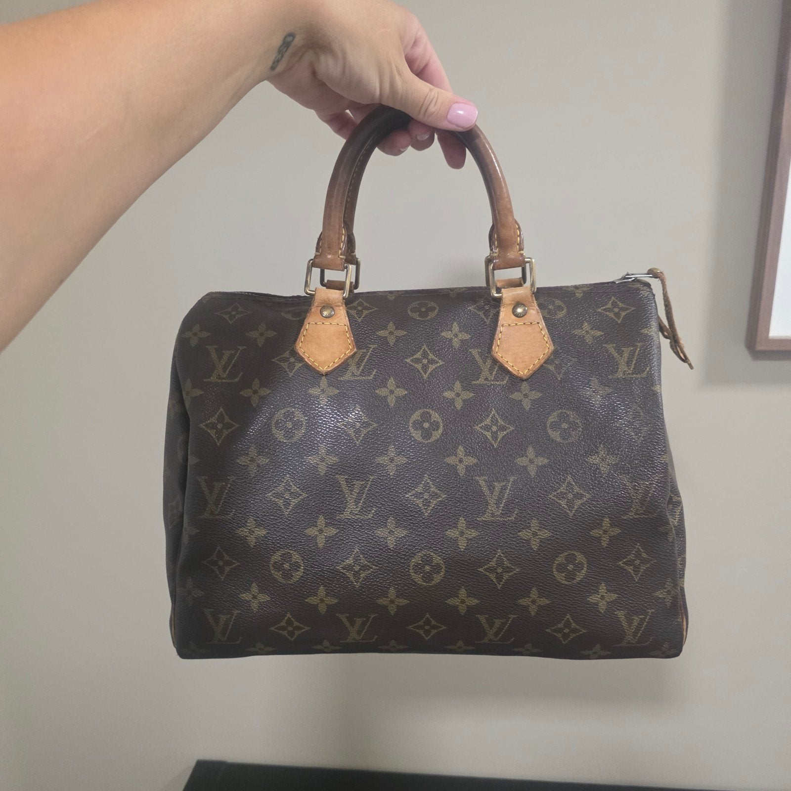 Speey 30 Vintage Louis Vuiton, Handtassen en Accessoires, Tassen | Damestassen, Ophalen, Gebruikt, Overige kleuren, Handtas
