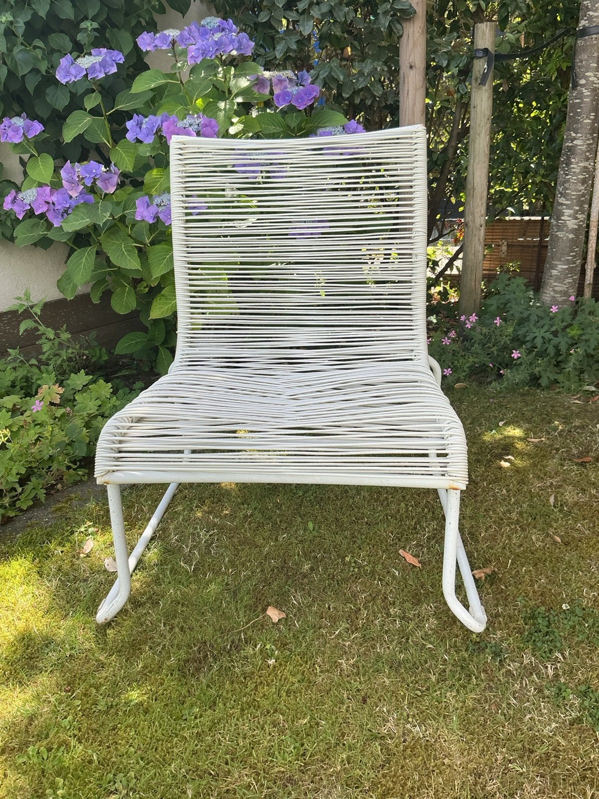 Vintage tuinfauteuil, Ophalen, Gebruikt