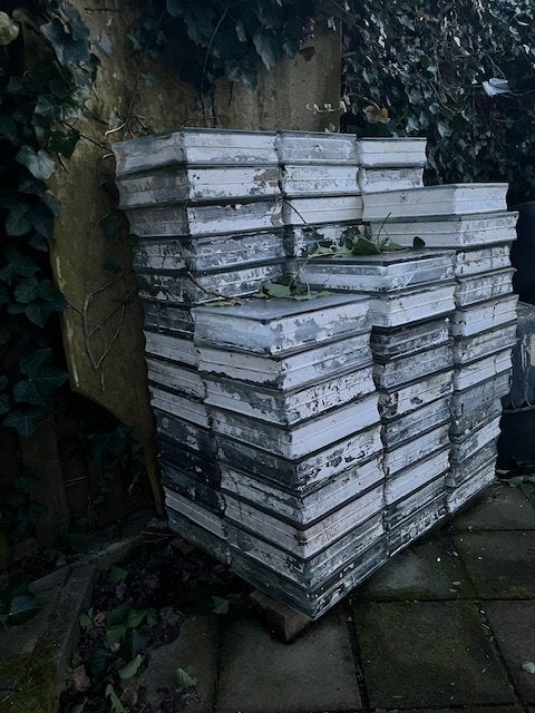 GRATIS glasdalen 70 stuks, Doe-het-zelf en Bouw, Ophalen, Gebruikt, Minder dan 80 cm, Overige typen