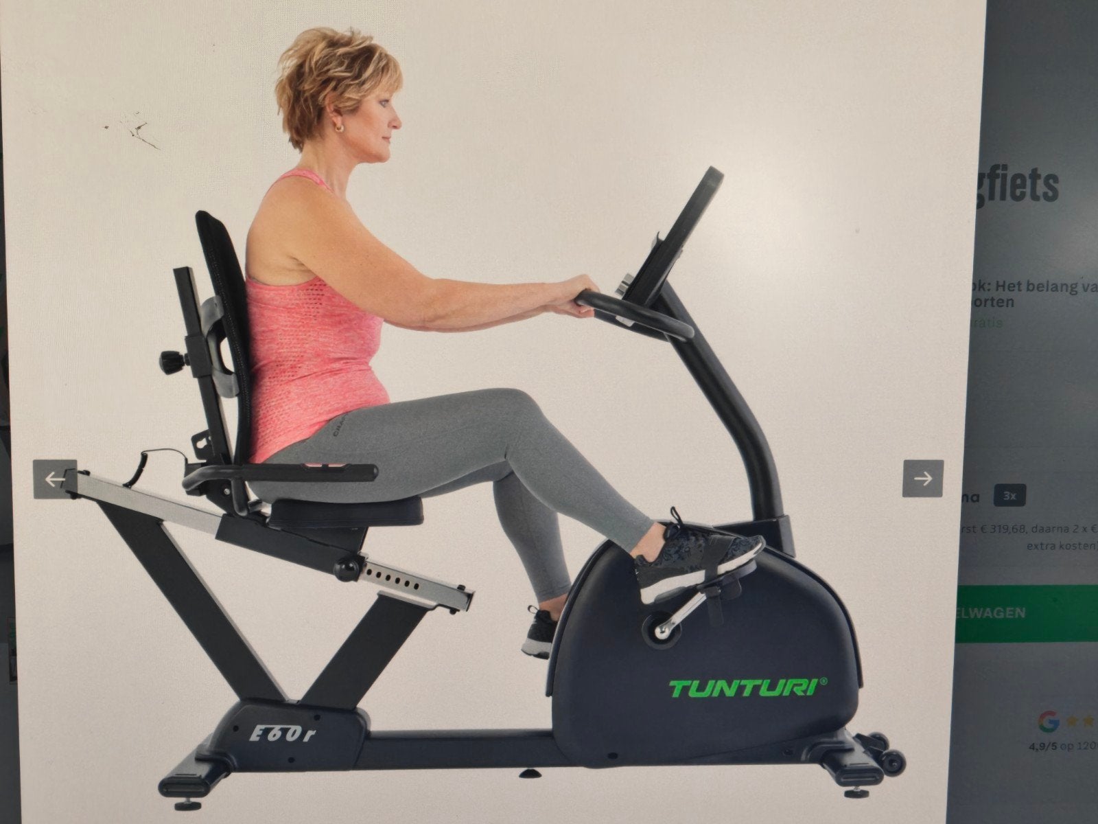 orthopedische homtrainer, Ophalen, Zo goed als nieuw, Metaal, Benen