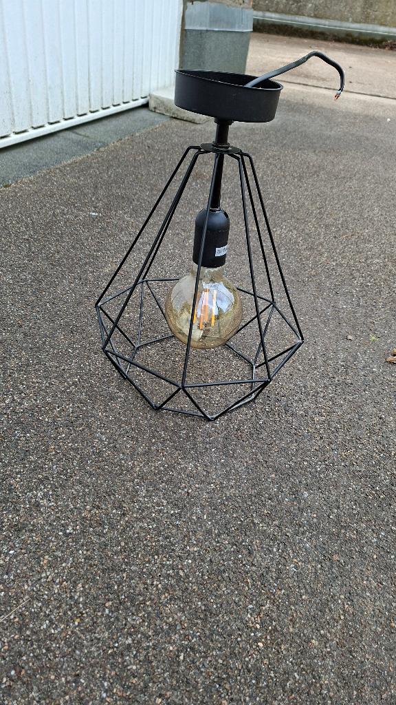 Lampe, Maison & Meubles, Lampes | Suspensions, Comme neuf, Métal, Enlèvement