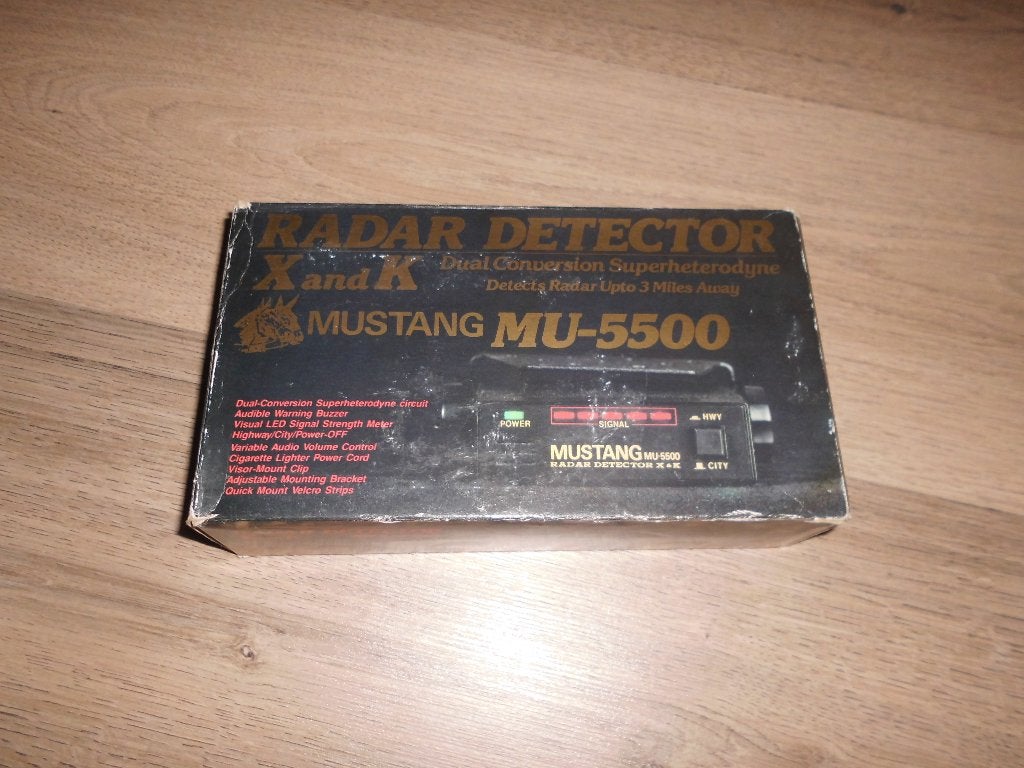 ancien detecteur de radar pour voiture mustang MU-5500, Enlèvement ou Envoi