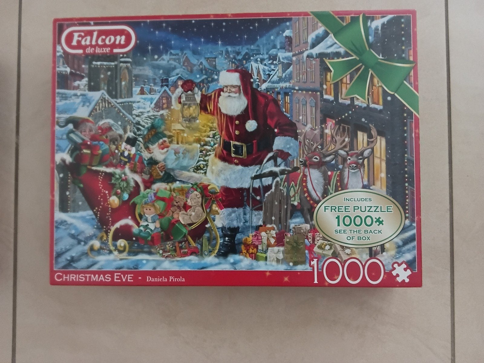 puzzels Falcon de luxe.Christmas Eve 2x1000 st nieuw, Ophalen of Verzenden, Meer dan 1500 stukjes, Nieuw