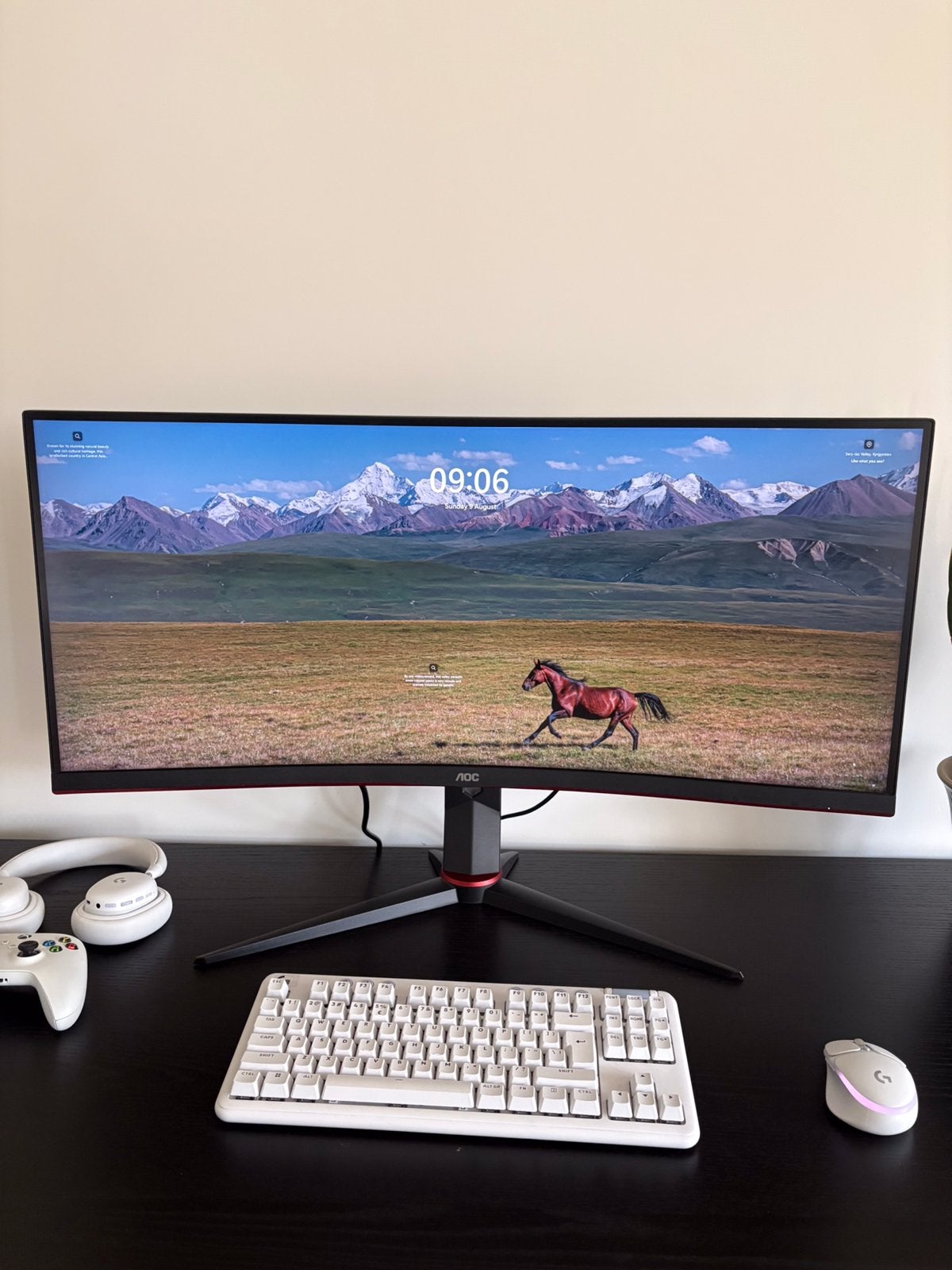 Moniteur de jeu AOC 34" - CU34G2X, Informatique & Logiciels, Gaming, Moins de 1 ms, VA, Comme neuf