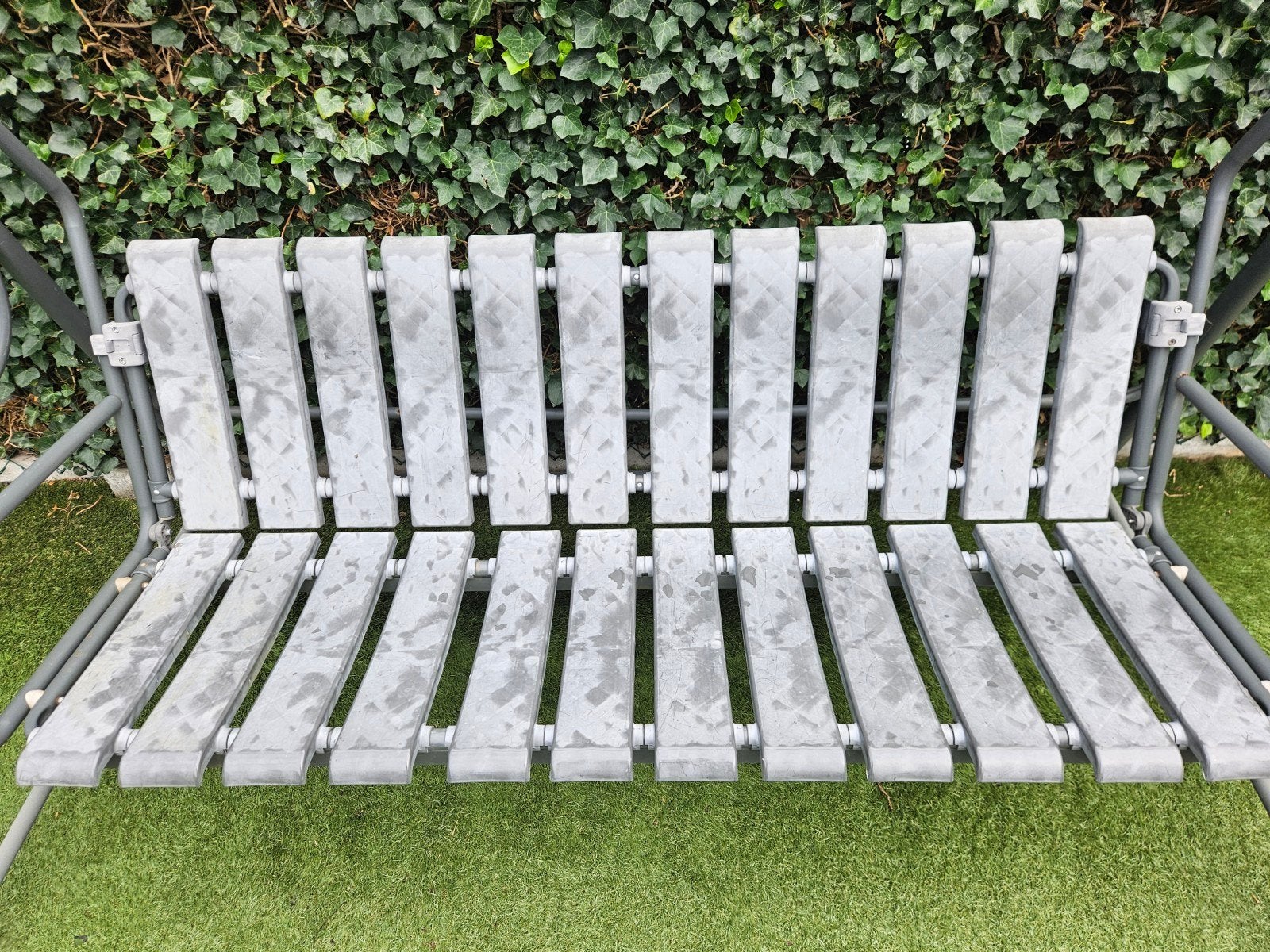 tuinschommel te koop, Ophalen, Gebruikt, Metaal, Verrijdbaar