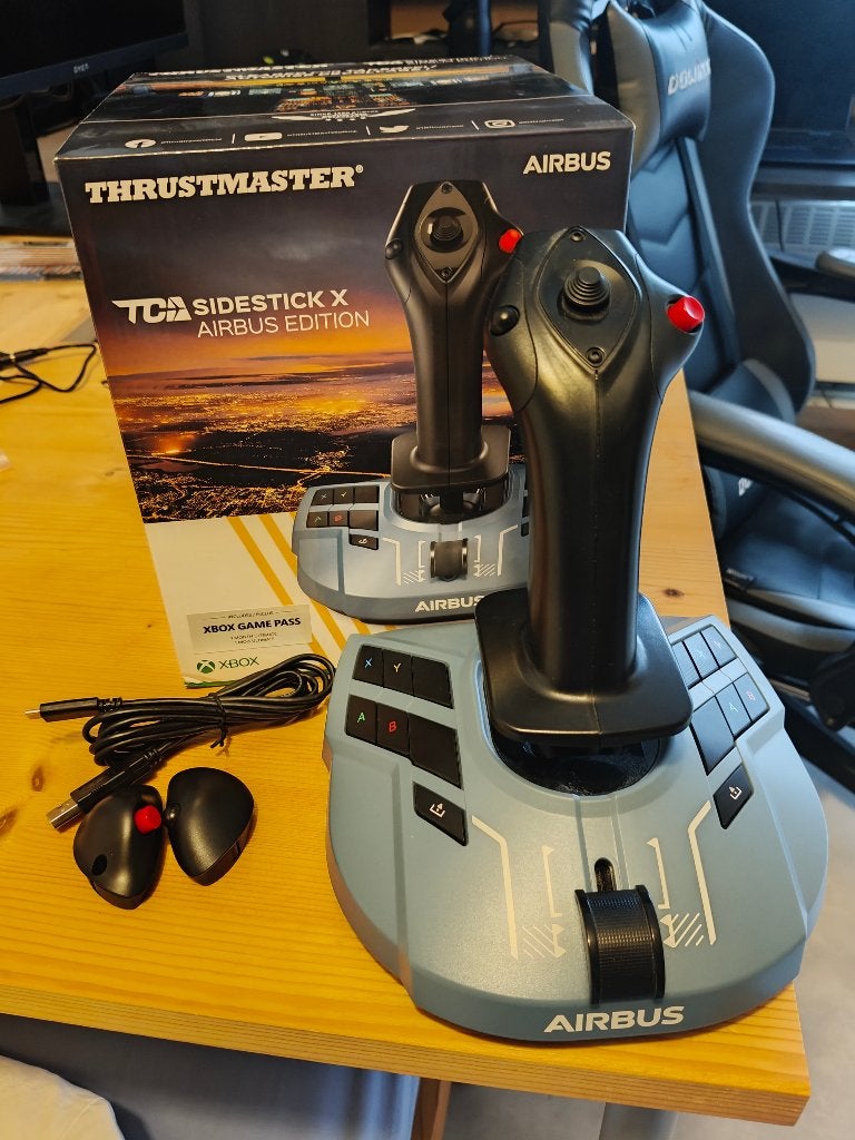 Thrustmaster TCA Sidestick X Airbus Edition, Computers en Software, Ophalen of Verzenden, Zo goed als nieuw, Thrustmaster