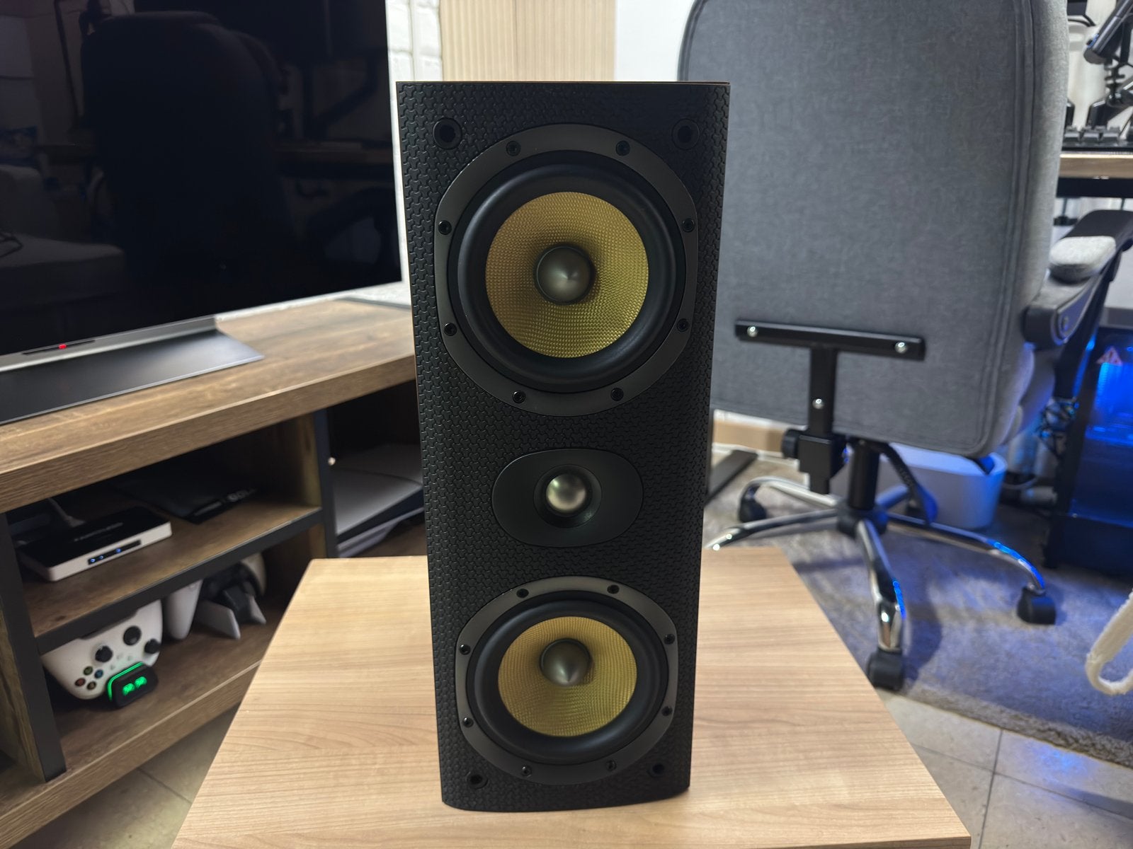 B&W LCR60 centerspeaker S3, Audio, Tv en Foto, Luidsprekerboxen, Ophalen, Zo goed als nieuw, Subwoofer