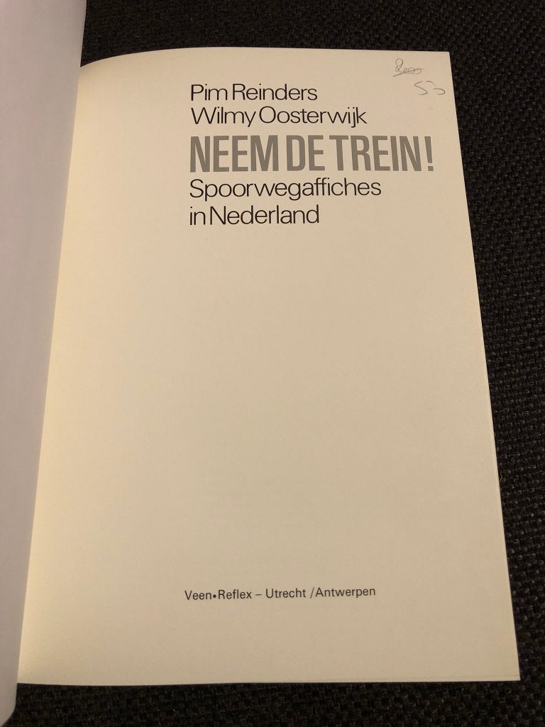 Neem de Trein, Spoorwegaffiches in Nederland, Livres, Enlèvement ou Envoi, Comme neuf, Train