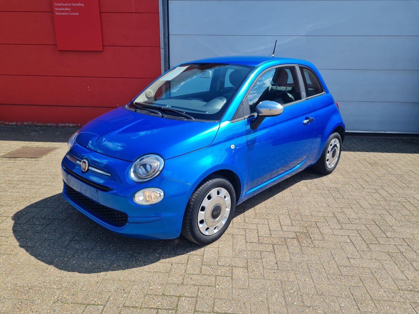 Fiat 500 - 1.2 benzine - Mirror uitvoering, Auto's, Fiat, Voorwielaandrijving, 4 zetels, Stof, Parkeersensor