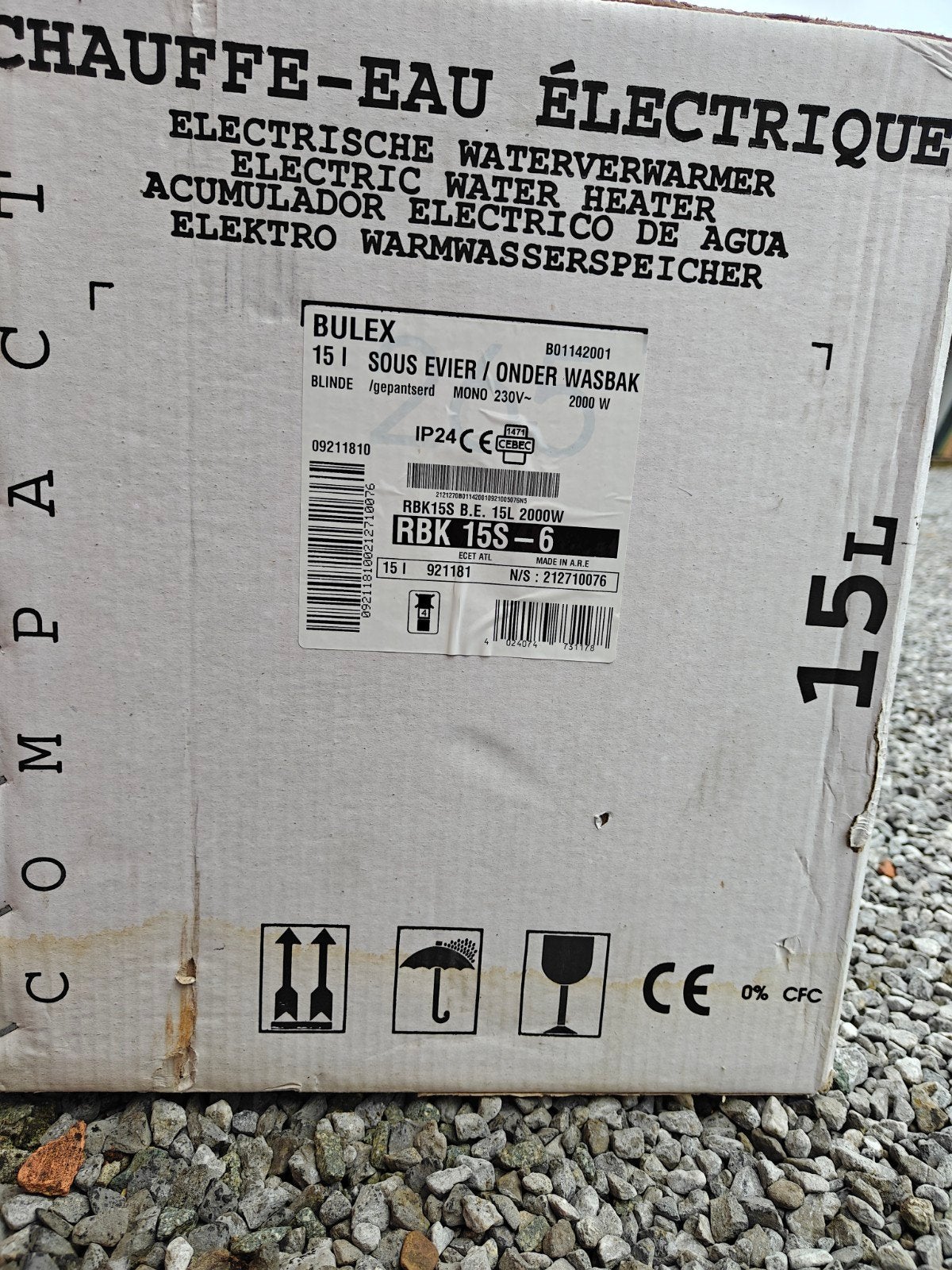 Chaudière de cuisine ACV 10 litres — neuve, jamais utilisée, Bricolage & Construction, Briques, Enlèvement